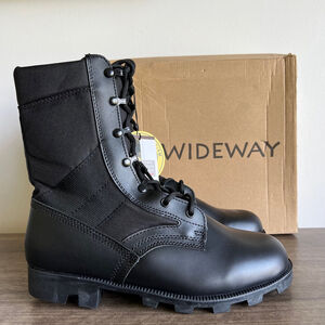 Wideway Military Tactical Combat 8 Inch Shaft Lace Up Men's Boot Size 12 #24256